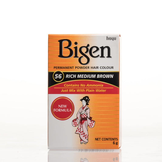 Bigen Permanent Powder Hair Color - 56 - Rich Medium Brown