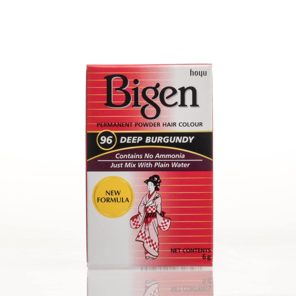 Bigen Permanent Powder Hair Color - 96 - Deep Burgundy