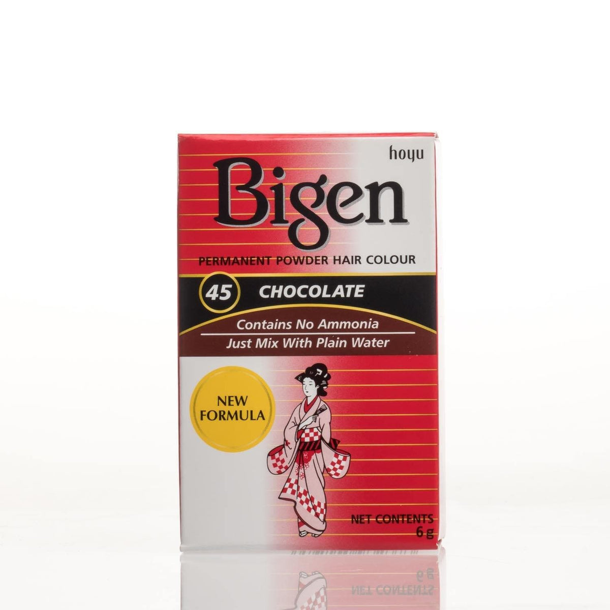 Bigen Permanent Powder Hair Color - 45 - Chocolate